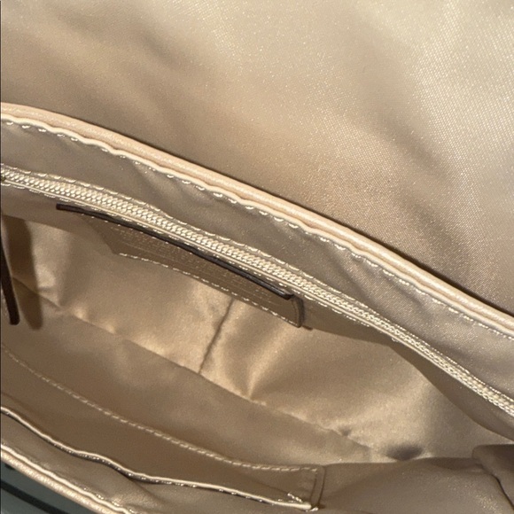 Coach Beige Leather Shoulder Bag - Picture 5 of 12